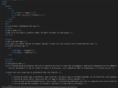 Code van Labo01